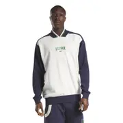 Reebok Classics Varsity Crew Sweatshirt Chalk Activewear Pullover Jumper