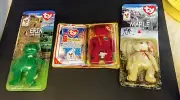 Free Shipping- Lot of 3 McDonald's TY Beanie Babies. 1999.