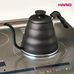 【HARIO】HARIO 雲朵不鏽鋼細口壺-霧黑 800ML(雲朵壺 咖啡細口壺 不鏽鋼壺)