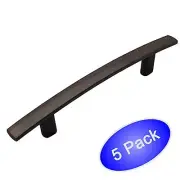 *5 Pack* Cosmas Cabinet Hardware Oil Rubbed Bronze Handle Pulls #2363-3ORB