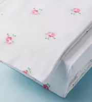 Cath Kidston London King Size Sheet Set - Small Rosebud Floral Cotton Percale