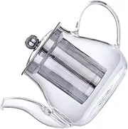 MUCKLILY 1Set Borosilicate Glass Teapot with Infuser Household Kettle Stylish Tea Accessory for Smooth Pouring and Enhanced Drinking Experience