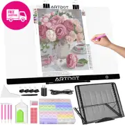 ARTDOT LED Light Board for Diamond Painting – USB Powered, Adjustable Brightness