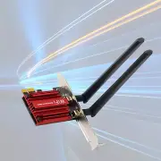 WiFi 6E Intel AX210/AXE5400 PCIe WiFi Card Tri Band Wireless Adapter for Deskt5n