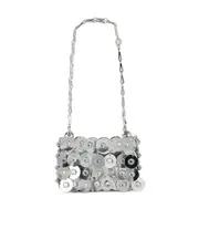 Paco Rabanne Sparkle Disc Shoulder Bag One size silver