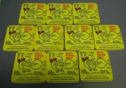 VINTAGE BELLOWS WHISKEY LOUISVILLE KENTUCKY HAD ROUGH DAY FISH DIVING COASTERS
