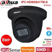 Dahua Original 4K 8MP Starlight IPC-HDW2841TM-S Camera PoE SMD+ Mic Black