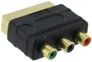 SCART to Component Video Adaptor Gold Plated