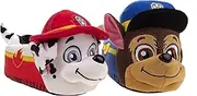 [Nickelodeon] Girl's Paw Patrol Plush Fuzzy Skye and Everest Slippers (Toddler/Little Kid)