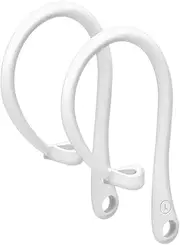 Ear Hooks for Earphones Anti-Lost Silicone Earbuds Holder Compatible with airpods pro for Outdoor Sports White