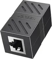 UGREEN RJ45 Coupler, Cat7 Cat6 Cat5e 8P8C Ethernet Extender with Thunder Protection Black