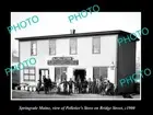 OLD 8x6 HISTORIC PHOTO OF SPRINGVALE MAINE THE PELLETIER GENERAL STORE c1900