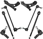 DRIVESTAR K622426 K622428 ES800929 EV800936 K750630 Front Left Right Lower Control Arm Assembly w/Ball Joint Tie Rod/Sway Bar End Links, fit 2012-2020 for Chevrolet Sonic