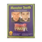 Monster Teeth Halloween Vampire Tooth Fangs Costume Custom Fitting Accessory Set
