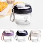 Portable Salad Containers 650ml Overnight Oatmeal Cup for Meal Prep