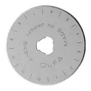 Olfa Circular Rotary Cutter Replacement Straight Blade 45mm for RTY-2, PIK-2