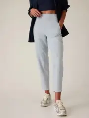 Athleta Endless Pant Snowfall Blue Ankle Length NWT $109 4