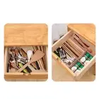 4PCS Drawer Divider Plastic Drawer Storage Partition Home Adjustabl AU