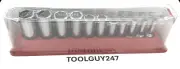 SNAP ON TOOLS USA 211YSFSY FDX 11 Pc Deep SAE 3/8 Drive 1/4-7/8” NEW Sealed +