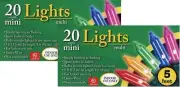 Artist Unknown 20 Count Multi Color Mini Light String 2/PK