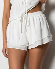 [Mooloola] Mooloola Women's Bambi Cali Shorts in Cream Size 2 2 Cream