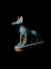 Egyptian God Anubis statue for Protection from Stone , Handmade Egyptian Statue