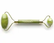 Jade Facial Roller Dual Action Therapy Face Massage 100% Natural Stone