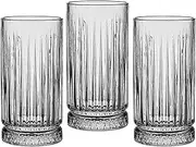 Highball Drinking Tumbler Glasses | Set of 3 | 450ML | Crystal Glasses | Highball Glasses | Drinking Glassware | Florence Collection | Dishwasher Safe