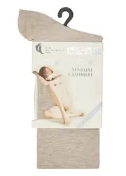Falke Fine-knit Cotton-blend Socks - Beige - 1 1