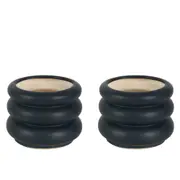 2x Belle Mia 16.5cm Ceramic Pot Planter Home Decor Plant Container Small NVY
