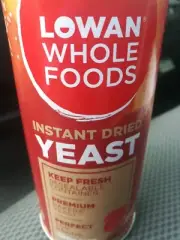 INSTANT DRIED YEAST 280G BY LOWAN WHOLE FOODS Premium Bakers Yeast - FREE POST