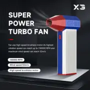 130000RPM Mini Turbo Blower Jet Fan Violent Turbofan Brushless Motor Duct Blower