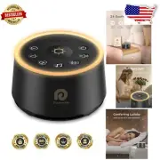 Portable White Noise Machine with 24 Sounds & Night Light – Ideal for Sleep