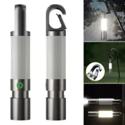 Laser LEP Flashlight Green Blue Red Light Soft COB Lamp Lantern USB Rechargeable