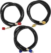 BUGUUYO Car Air Conditioner Pipe Set Hoses Condenser Filling Hoses Manifold Gauges for Auto Truck Marine