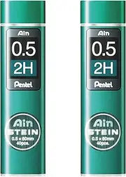 Pentel Ain Stein Mechanical Refill Leads - 0.5mm 2H (2)