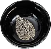 Alipis S 100ml Tea Cup Ceramic Tea Bowl Single Cup Tea Set Tea Cup Leaf Design