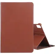 For iPad Pro 13-inch (M4) Case, Rotate PU Leather Flip Cover,Stand, Brown