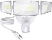 Olafus 42W Motion Sensor Outdoor Light Plug In, Motion Flood Light Dusk to Dawn,