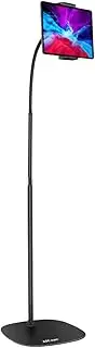for iPad Tablet Floor Stand Tall, Adjustable Height (35.8-67.7 inch) Flexible Gooseneck Holder Long Arm, Compatible with iPad Mini Air Pro 12.9, All Cell Phones iPhone & Tablets (4.6-12.9-inch)