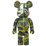 【Q桑】  BE@RBRICK 庫柏利克 BAPE X MMJ 綠迷彩 1000% 70公分雙箱拆檢 台灣現貨