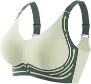 [Gaexia] Super Gather Bra Wireless Push-up Bra Lifting Anti-Sagging Wireless Push-up Bra Soft Comfy Gathering Bra