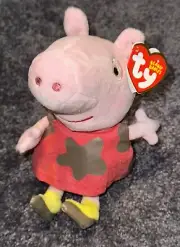Ty Beanie PEPPA MUDDY PUDDLES (2018) NEW w/tag