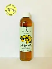 NEEM OIL by HERMES ORGANIC UNREFINED COLD PRESSED 8 oz