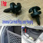 2x Black Car Rear Trunk Envelope Cargo Net Tie Down Hooks Clips Trim Accessories (for: Honda Civic)
