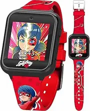 Accutime MRC4010 Miracolous Children's Smart Watch with Selfie Camera, Photo & Video, Stopwatch, 3 Backgrounds, 10 Dials, Voice Recorder, Alarm Clock, Smartwatch Watch for Boys and Girls, Red, red,