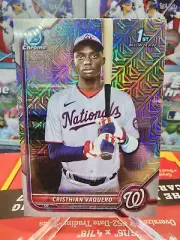 Cristhian Vaquero Bowman Crome Mega Box Mojo
