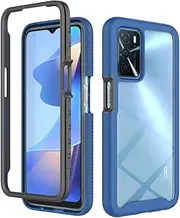 [QiongniAN] Case for Oppo A54s Case, Anti-Drop and Shock Absorbing Mobile Phone Protective Case for Oppo A16 CPH2269 CPH2275 / A16s 2021 CPH2271 / A54s 2021 CPH2273 Case Blue