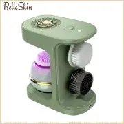 New Smart UV-C Ultrasonic Face Cleanser Brush Kit Skin Facial Massager Red Light