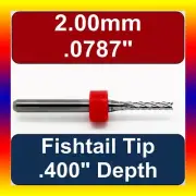 2mm Diameter Router Bit Carbide Diamond Flutes 1 Piece G10 FR4 PCB CNC R138